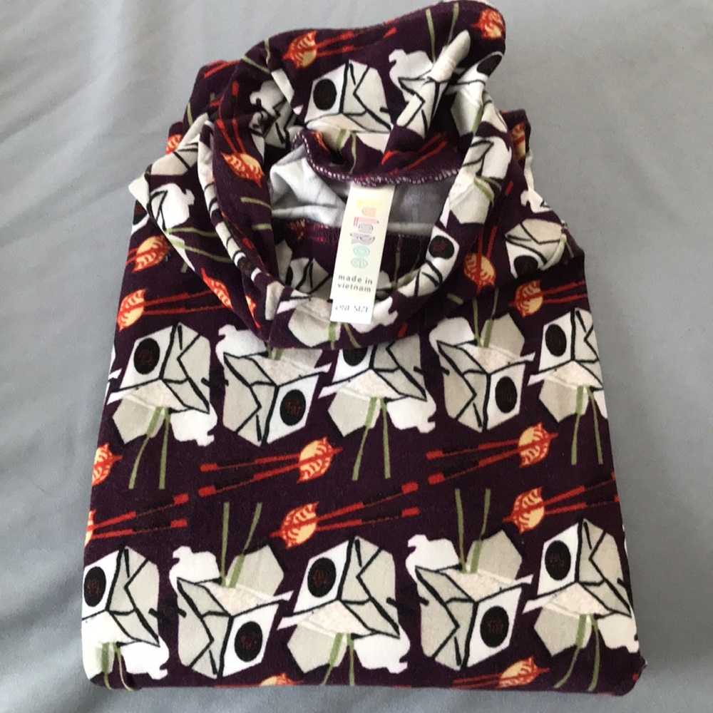 Lularoe (Onesize) Chinese Takeout Leggings